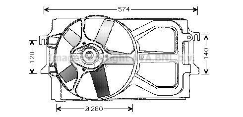 AVA QUALITY COOLING Ventilaator,mootorijahutus FD7533